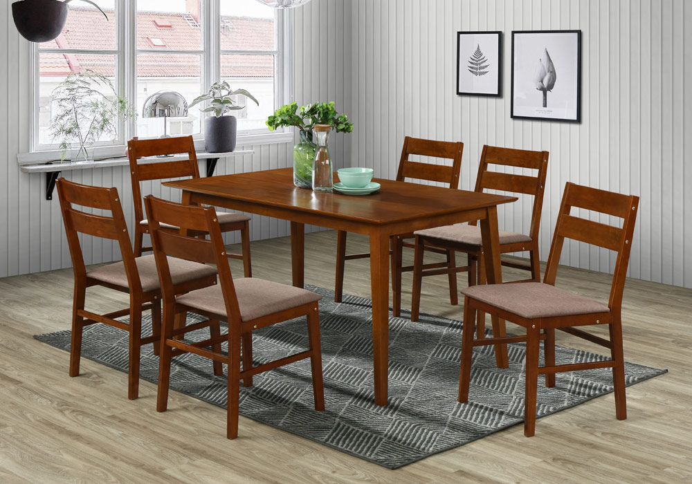 Ensemble de table cuisine salle à manger avec 6 chaises