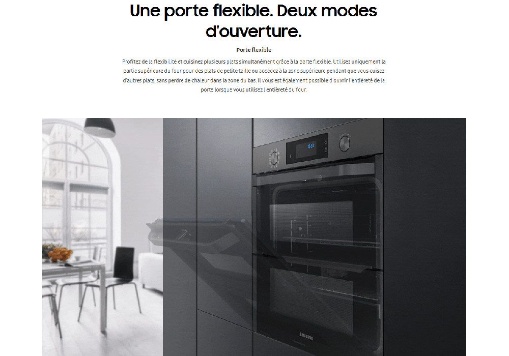 Four Encastrable Pyrolyse Dual Cook Flex™ Samsung - Kit-M